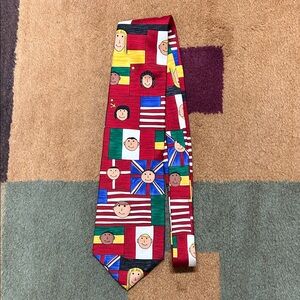 Save The Children Necktie Titled “CHILDREN OF THE WORLD “